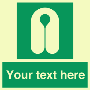 Custom sign safe condition Lifejacket